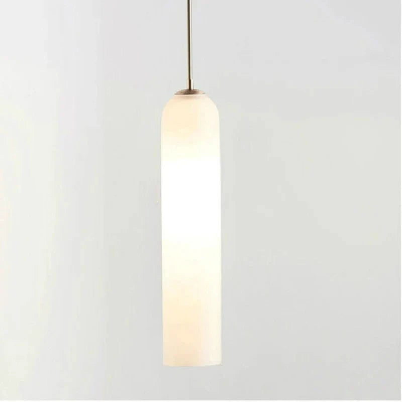 Suspension luminaire design LED en verre nordique, idéal pour un style contemporain. | Marco Lucetti A blanc