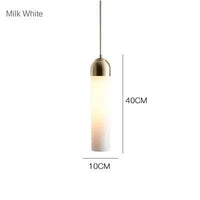 Suspension luminaire design LED en verre nordique, idéal pour un style contemporain. | Marco Lucetti B blanc