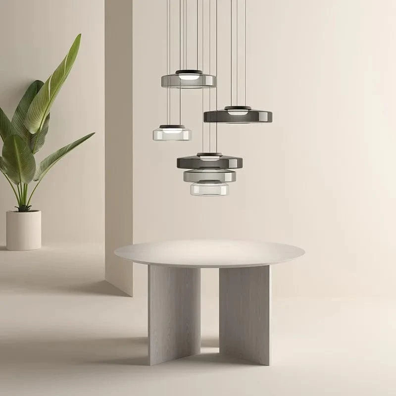 Suspension luminaire design moderne en verre pour éclairage d'îlot | Marco Lucetti