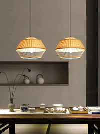 Suspension luminaire en bambou de qualité supérieure pour restaurant et hôtel | Marco Lucetti