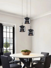 Suspension luminaire en verre design nordique Led | Marco Lucetti