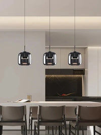 Suspension luminaire en verre design nordique Led | Marco Lucetti