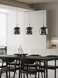 Suspension luminaire en verre design nordique Led | Marco Lucetti