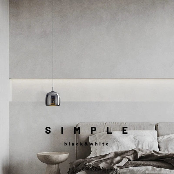 Suspension luminaire en verre design nordique Led | Marco Lucetti