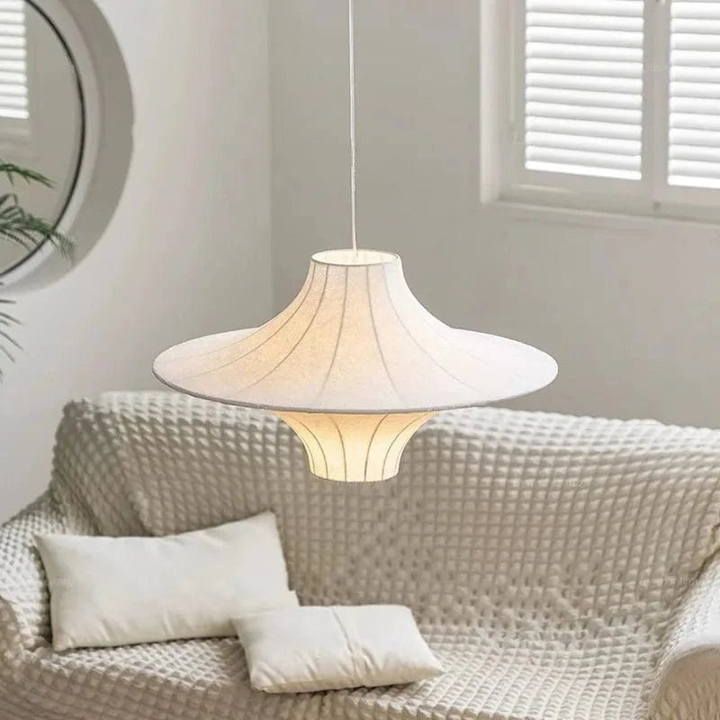 Suspension Luminaire Led en Soie Wabi Sabi | Marco Lucetti