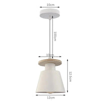 Suspension luminaire LED moderne pour salle à manger et cuisine | Marco Lucetti 1 tête-Blanc