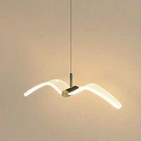 Suspension luminaire LED mouette pour chambre à coucher et chevet | Marco Lucetti
