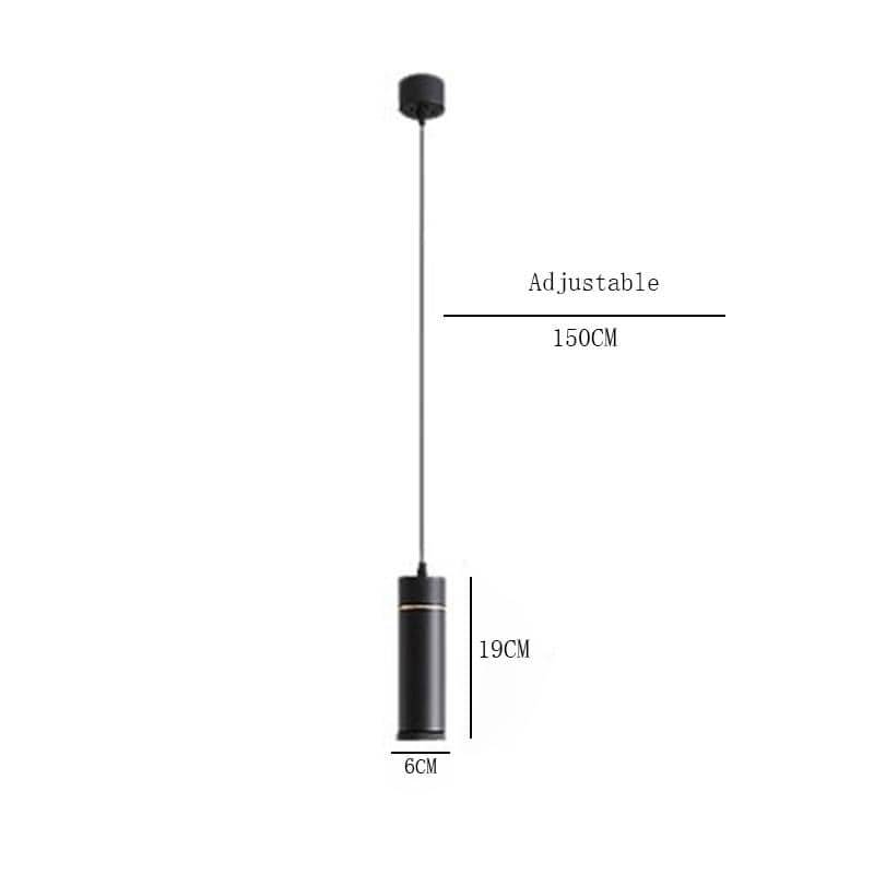 Suspension Luminaire LED Noir Design | Marco Lucetti Black