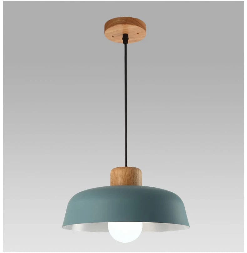 Suspension Luminaire LED Nordik Bois Abat-jour Aluminium - Déco Chic | Marco Lucetti