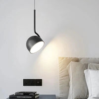 Suspension Luminaire LED Nordique Minimaliste Noire et Blanche | Marco Lucetti
