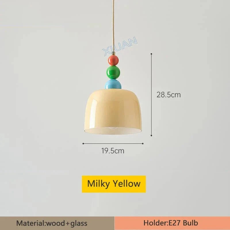 Suspension luminaire LED perles design | Marco Lucetti Jaune