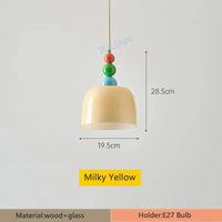 Suspension luminaire LED perles design | Marco Lucetti Jaune