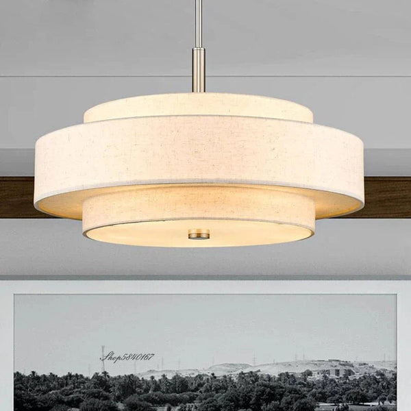 Suspension Luminaire Moderne Minimaliste en Tissu Décoratif | Marco Lucetti