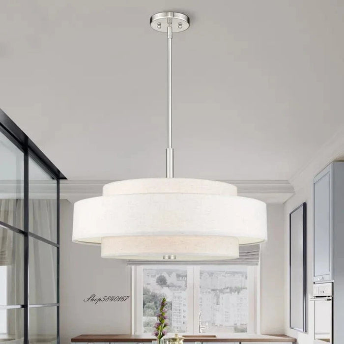 Suspension Luminaire Moderne Minimaliste en Tissu Décoratif | Marco Lucetti