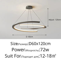 Suspension luminaire moderne nordique - design simple et épuré | Marco Lucetti