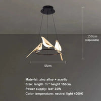 Suspension luminaire Nordique Créatif LED "Luxury Glow" | Marco Lucetti Tête C Style-3 / 85-240V / Lumière naturelle