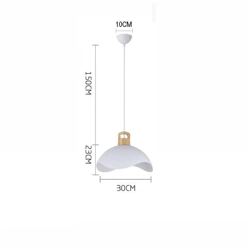 Suspension luminaire nordique en bois et aluminium - design contemporain | Marco Lucetti