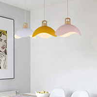 Suspension luminaire nordique en bois et aluminium - design contemporain | Marco Lucetti