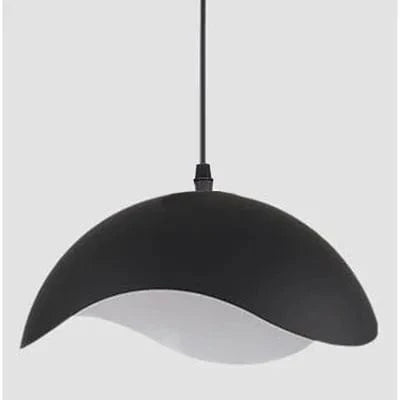 Suspension luminaire nordique en bois et aluminium - design contemporain | Marco Lucetti Noir