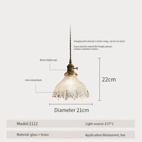 Suspension luminaire nordique en bois, verre et laiton - Style rustique moderne | Marco Lucetti 1112-210 / Blanc froid / CHINE