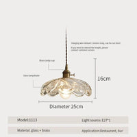 Suspension luminaire nordique en bois, verre et laiton - Style rustique moderne | Marco Lucetti 1113-250 / Blanc froid / CHINE