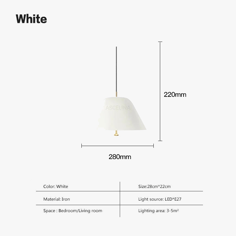 Suspension Luminaire Nordique LED Cloche Design pour Salon et Chambre | Marco Lucetti
