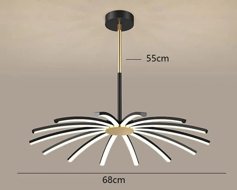 Suspension luminaire pour salle à manger – Collection Nordique | Marco Lucetti 14 têtes / Blanc froid