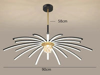 Suspension luminaire pour salle à manger – Collection Nordique | Marco Lucetti 18 têtes / Blanc froid