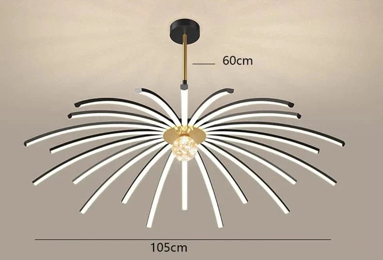 Suspension luminaire pour salle à manger – Collection Nordique | Marco Lucetti 22 têtes / Blanc froid