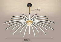 Suspension luminaire pour salle à manger – Collection Nordique | Marco Lucetti 22 têtes / Blanc froid