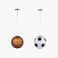 Suspension luminaire sportive pour chambre d'enfants - Football et basket-ball lampes suspendues modernes, idéales pour une décoration mignonne. | Marco Lucetti
