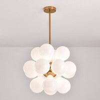 Suspension lumineuse à LED en verre coloré Rainbow Glass | Marco Lucetti