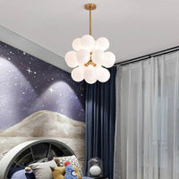 Suspension lumineuse à LED en verre coloré Rainbow Glass | Marco Lucetti