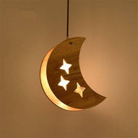 Suspension lumineuse "Celestial Wood" | Marco Lucetti Lune