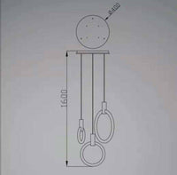 Suspension lumineuse cercle design Scandinave | Marco Lucetti