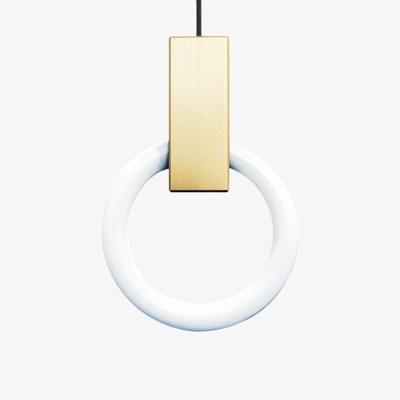 Suspension lumineuse cercle design Scandinave | Marco Lucetti