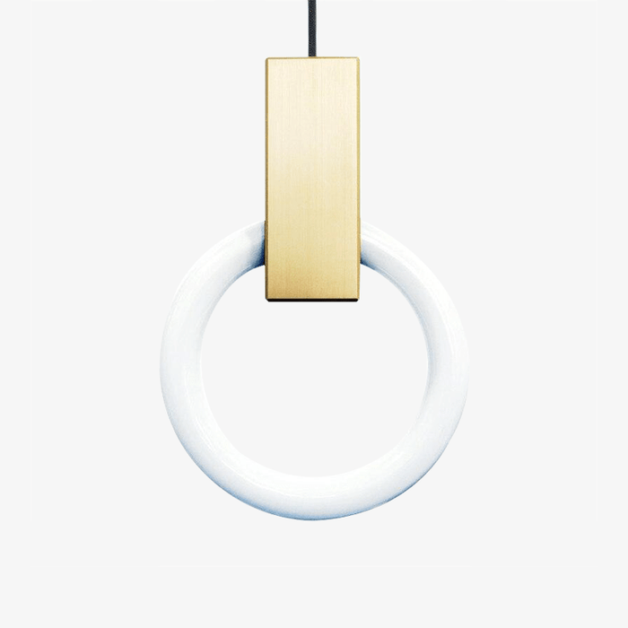 Suspension lumineuse cercle design Scandinave | Marco Lucetti
