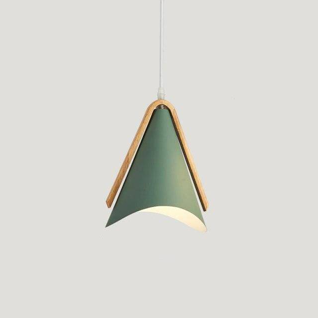 Suspension lumineuse design en bois et métal multicolore | Marco Lucetti