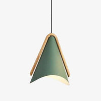Suspension lumineuse design en bois et métal multicolore | Marco Lucetti