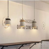 Suspension Lumineuse en Ciment et Corde de Chanvre | Marco Lucetti