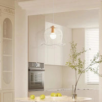 Suspension Lumineuse en Métal Blanc Nordique Forme de Fleur pour Restaurant et Salon | Marco Lucetti