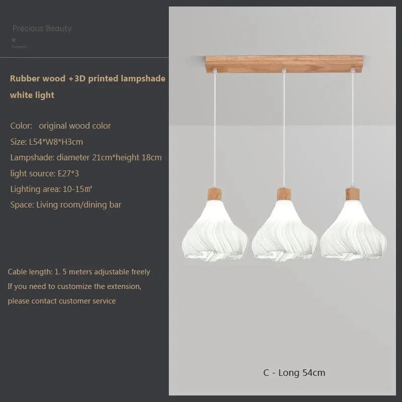 Suspension lumineuse en verre au design nordique innovant | Marco Lucetti C Longue lumière blanche / Chine