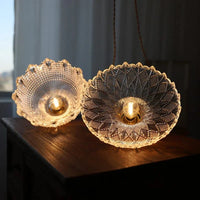Suspension Lumineuse en Verre Transparent | Marco Lucetti