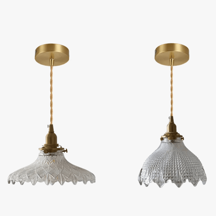 Suspension Lumineuse en Verre Transparent | Marco Lucetti