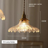 Suspension Lumineuse en Verre Transparent | Marco Lucetti A