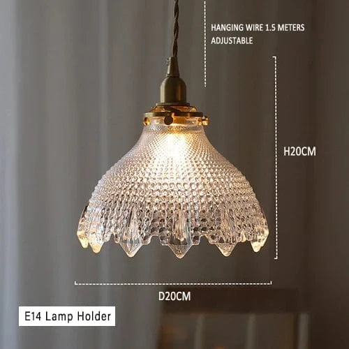 Suspension Lumineuse en Verre Transparent | Marco Lucetti C