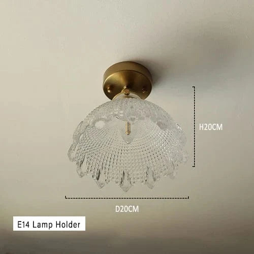 Suspension Lumineuse en Verre Transparent | Marco Lucetti D