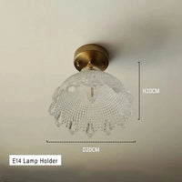 Suspension Lumineuse en Verre Transparent | Marco Lucetti D