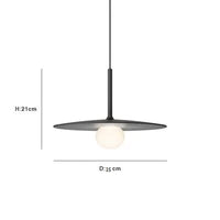 Suspension Lumineuse en Verre Unique | Marco Lucetti C