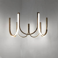Suspension lumineuse LED "U Nordic" créative postmoderne | Marco Lucetti